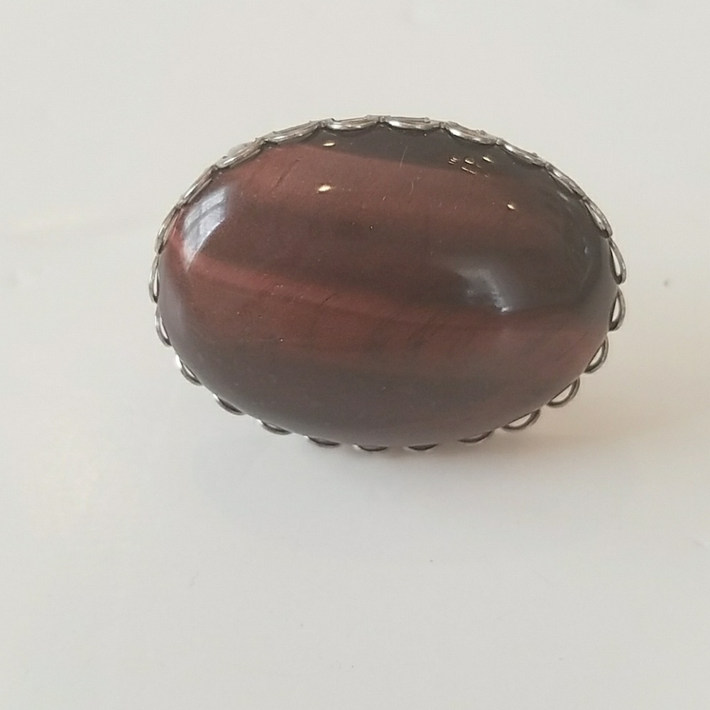 GASOLINE GLAMOUR RED TIGERS EYE RING